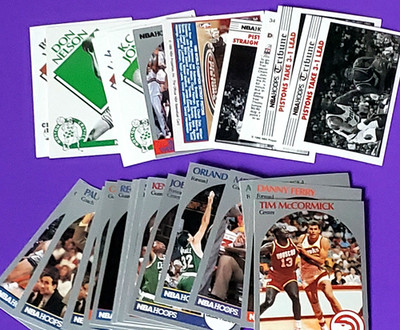 1990-91 NBA HOOPS 221-440 BASKETBALL TRADING CARDS YOU PICK 50% OFF 2+