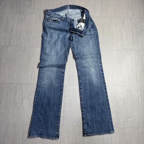 7 For All Mankind, 7 For All Mankind Pants Mens 32 Blue Straight Cotton Denim Pockets VINTAGE