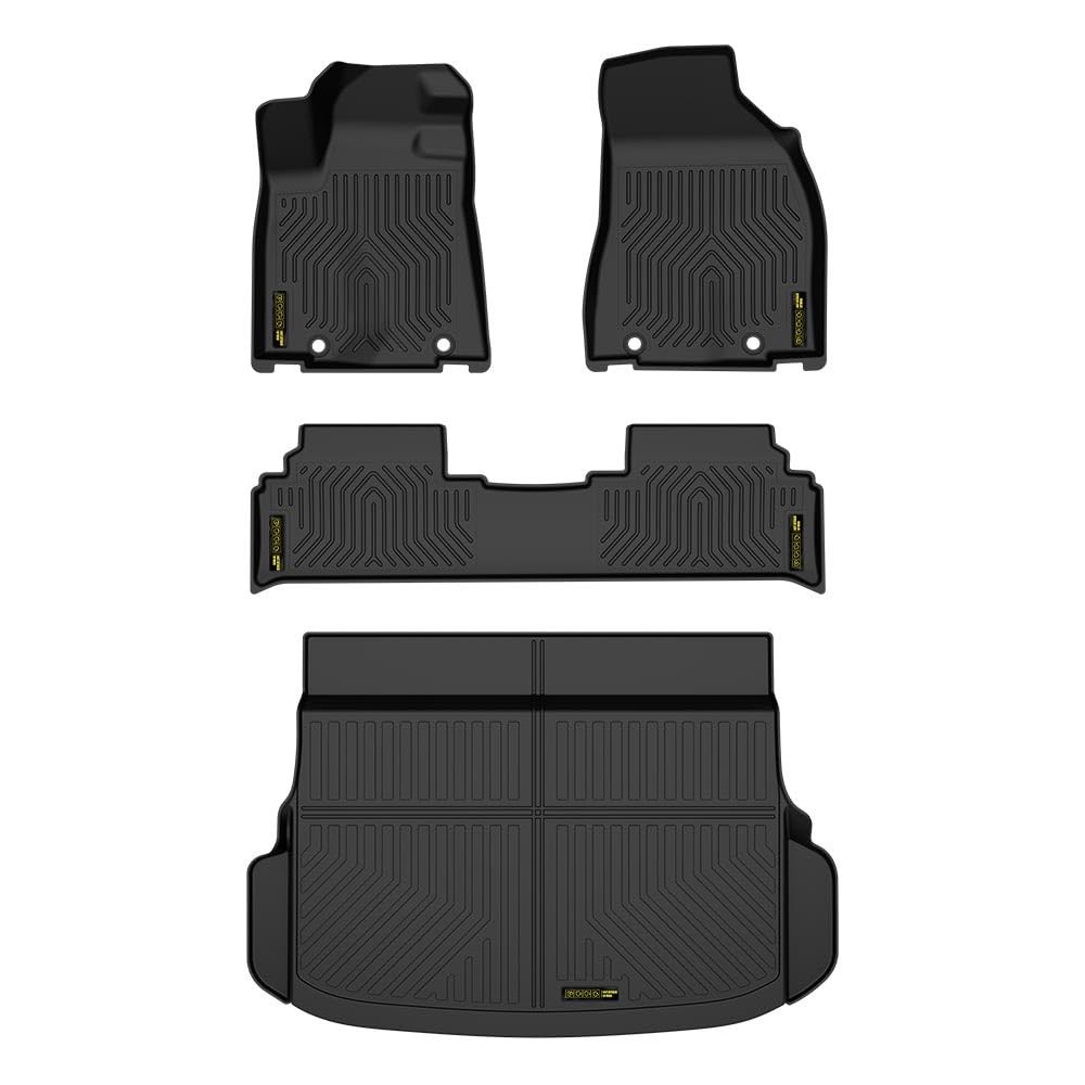 TPE Floor Mats for LX RX270 2013 1st 2nd 3rd Row Cargo Liner All Weather 4PCS