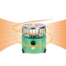 Grey 2 in 1 Portable Heater & Stove Tent Camping Outdoor Cooking Propane Gas