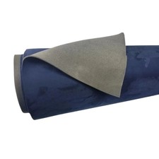 Suede Headliner Navy Blue Foam Back Stretch Fabric Automotive Upholstery 60" Wid