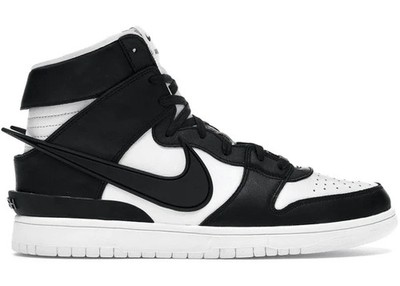 Size 10 - Nike Dunk High Ambush Black White - CU7544-001