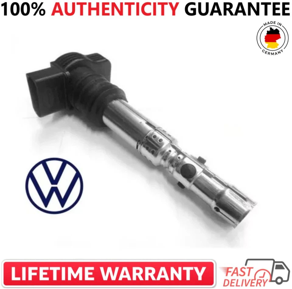 1 ПОДЛИННАЯ КАТУШКА ЗАЖИГАНИЯ 06A905115D VW для 1999–2007 Volkswagen Audi 1,8 л 2,7 л - Изображение 3 из 4