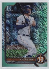 2022 Bowman Chrome Prospects Aqua Shimmer Refractor 46/125 Will Wagner 16i3