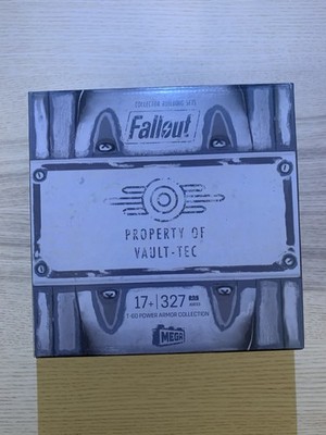 MEGA Fallout T-60 Power Armor Collection Set With 5 Figures (327 pcs) NEW SEALED