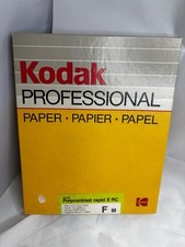 Kodak Photographic Paper Polycontrast Rapid II RC F M 8x10 White Smooth Glossy