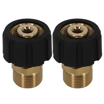 #ad Brass Pressure Washer Adapter Fitting M22 15mm Female to M22 14mm Male 5000 PSI $13.28