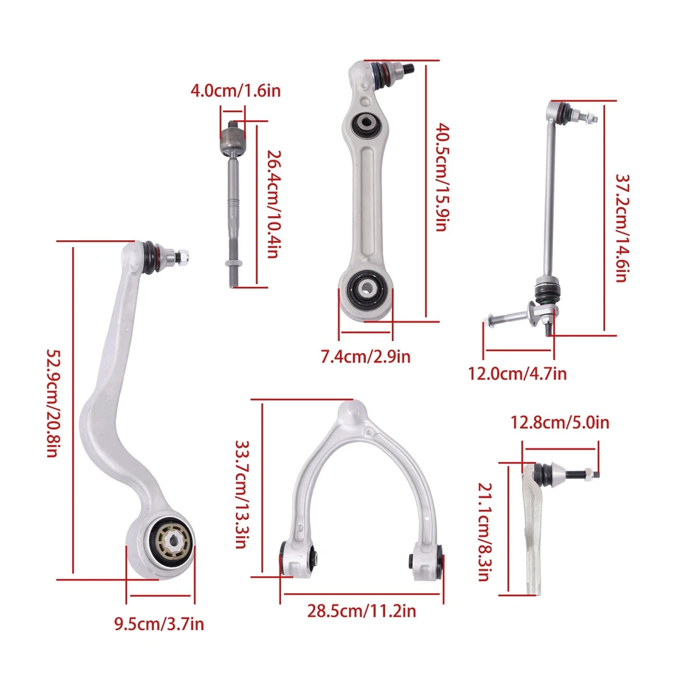 Kit de haste de amarração elo estabilizador braço de controle dianteiro para Mercedes Benz GLC63 AMG 18-21 - Imagem 2 de 4