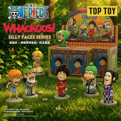 TOP TOY One Piece Whackoos! Silly Faces Wanokuni Arc Series Figure Blind Box