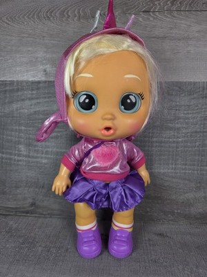 Cry Babies Kiss Me Stella Doll Deluxe Blushing Cheeks Unicorn 12'' Pacifier  b50