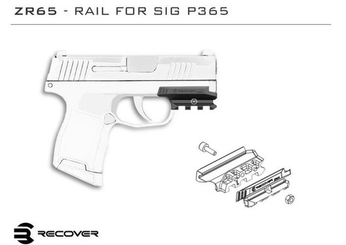 Recover Tactical ZR65 fits perfectly on your Sig Sauer P365 pistol - Picture 2 of 9