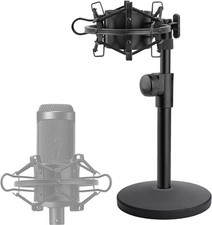 Desk AT2020 Stand, Adjustable Metal Table Mic Stand with