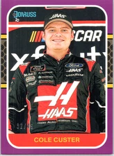 2020 Donruss Racing Cole Custer Retro Purple 32/49 Nascar