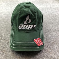 Dale Earnhardt Jr Hat Cap Strap Back One Size Green NASCAR Amp Energy 88 Chase