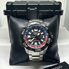 Citizen Promaster GMT B0828BH19N Men's Silver Stainless Steel Wristwatch XOB218