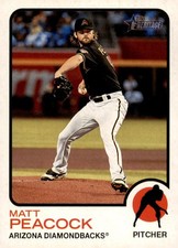 2022 Topps Heritage #491 Matt Peacock Arizona Diamondbacks