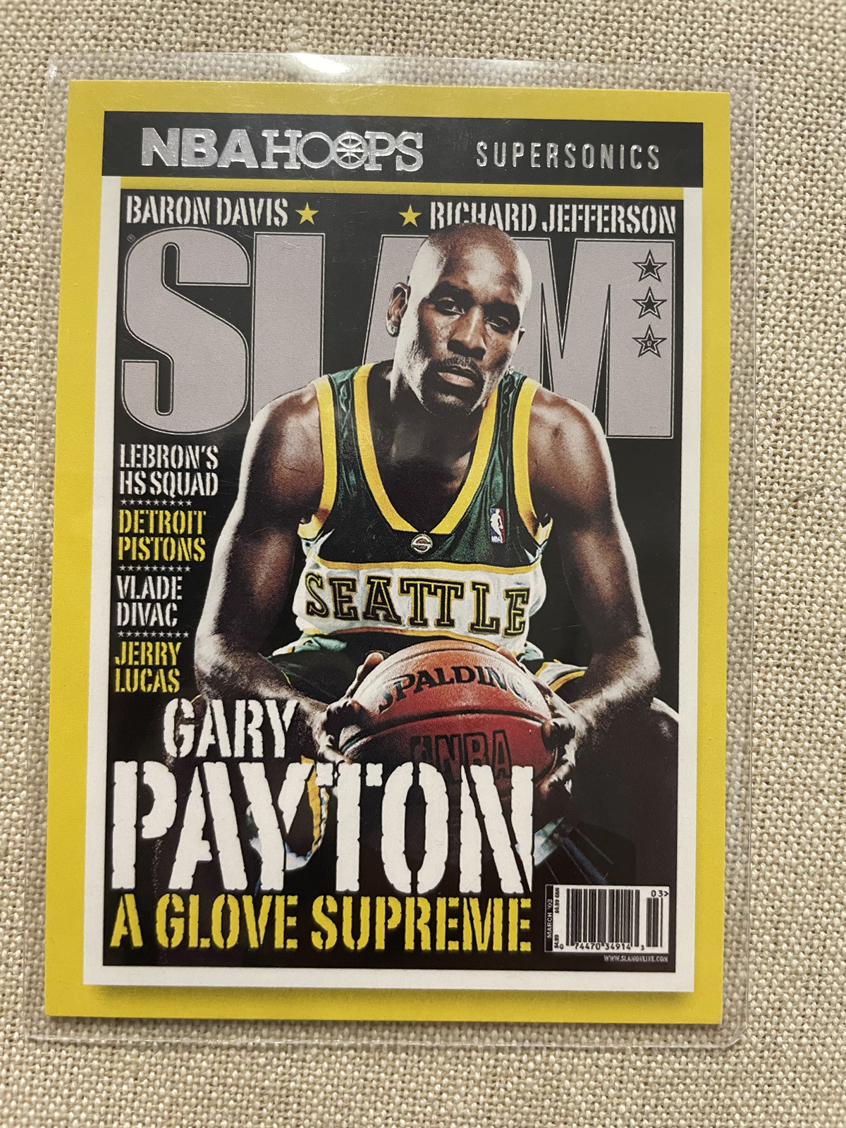 2021-22 Panini NBA Hoops - Slam Gary Payton #SLAM #67 Holo