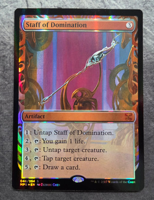 MTG Staff of Domination Foil Masterpiece Series: Kaladesh