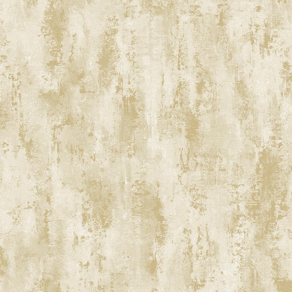Venetian Struktur Vinyl-Tapete Metallic Gold / Creme Grandeco A75801-image