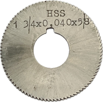 HSS Schlitzsäge 1 3/4'' x 0,040'' x 5/8'' Bohrung - feine Steigung - neu