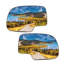 Leftright Side Heated Mirror Glass For 2001-2006 Gmc Sierra 2500 Hd