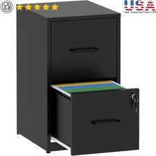 Steel File Cabinet W/ Lock Locking Mechanism Anti-Tip System Storage Solutions