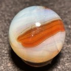 D.A.S Marbles-Amber-Orange Ribbon/Wispy White Swirl(.73") — photo 8