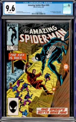 Amazing Spider-Man #265 Marvel Comics 1985 1st Appearance Silver Sable CGC 9.6
