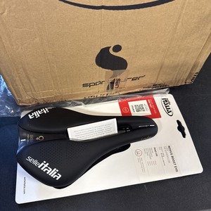 Selle Italia Lady Anatomic Cuir - Noire - Vintage - Bon État