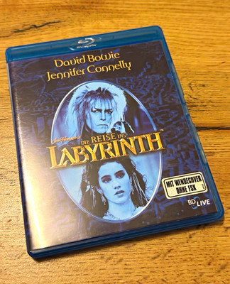 Die Reise ins Labyrinth Blu-ray David Bowie, Jennifer Connelly FSK 12 Wendecover