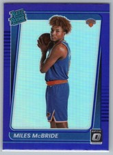 2021-22 Panini Donruss Optic Base Rated Rookies - Purple Miles McBride