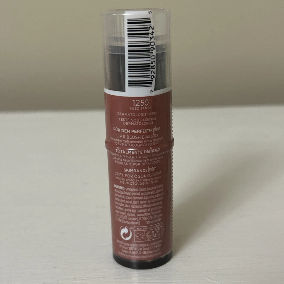 Burt's Bees All Aglow Lip & Cheek Stick  #1250 100% Natural - Image 2 of 2