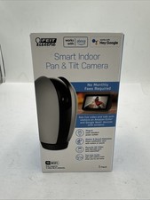 Feit Electric Gray 1080P Hd Pan/tilt Smart Wifi Tabletop Camera