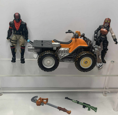 Fortnite Quadcrasher Burnout Fahrzeug und 2 Actionfiguren Epic Games (R3)