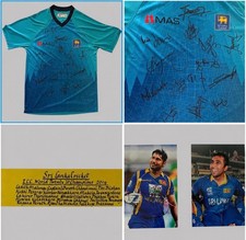 Match-issued Shirt Signed by the 2014 ICC World Twenty Champions 2014