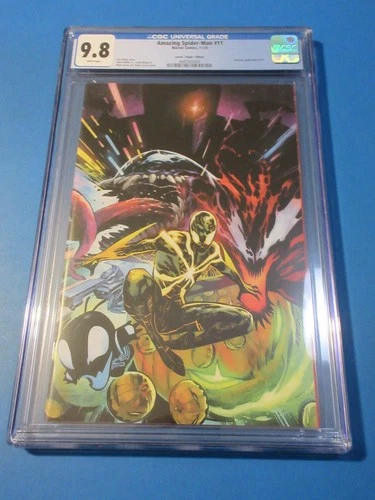 Amazing Spider-man #11 Rare 1:50 Larraz virgin variant CGC 9.8 NM/M Gem Wow