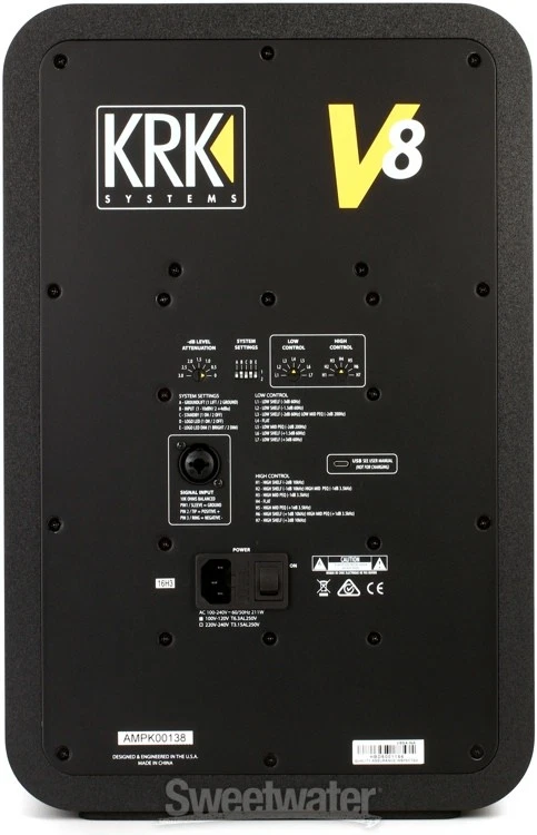 KRK V8 S4 8 inch Powered Studio Monitor - Image 3 of 4