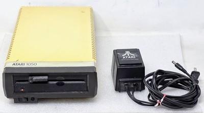 Vintage ATARI 1050 Disk Drive w/ Power Supply - Power Tested Only - AS IS