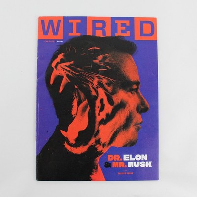 Wired Magazine February 2019 Featuring Dr Elon & Mr Musk Good Condition