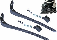 Alemon 2 Pieces Replacements Inline Roller Skating Shoes Energy Black Strap