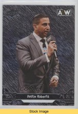 2023 Upper Deck AEW All Elite Wrestling Crew Rampage Justin Roberts #87 READ z6b