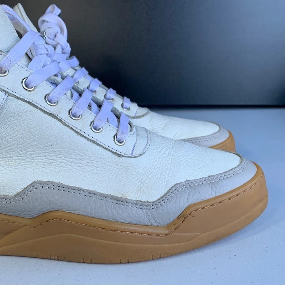 Кроссовки мужские Filling Pieces Barneys Edition размер 41 США 8 белая телячья кожа обувь - Изображение 3 из 4