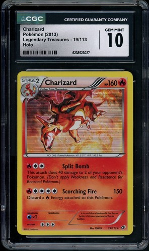 Charizard graded CGC 10 for sale on eBay