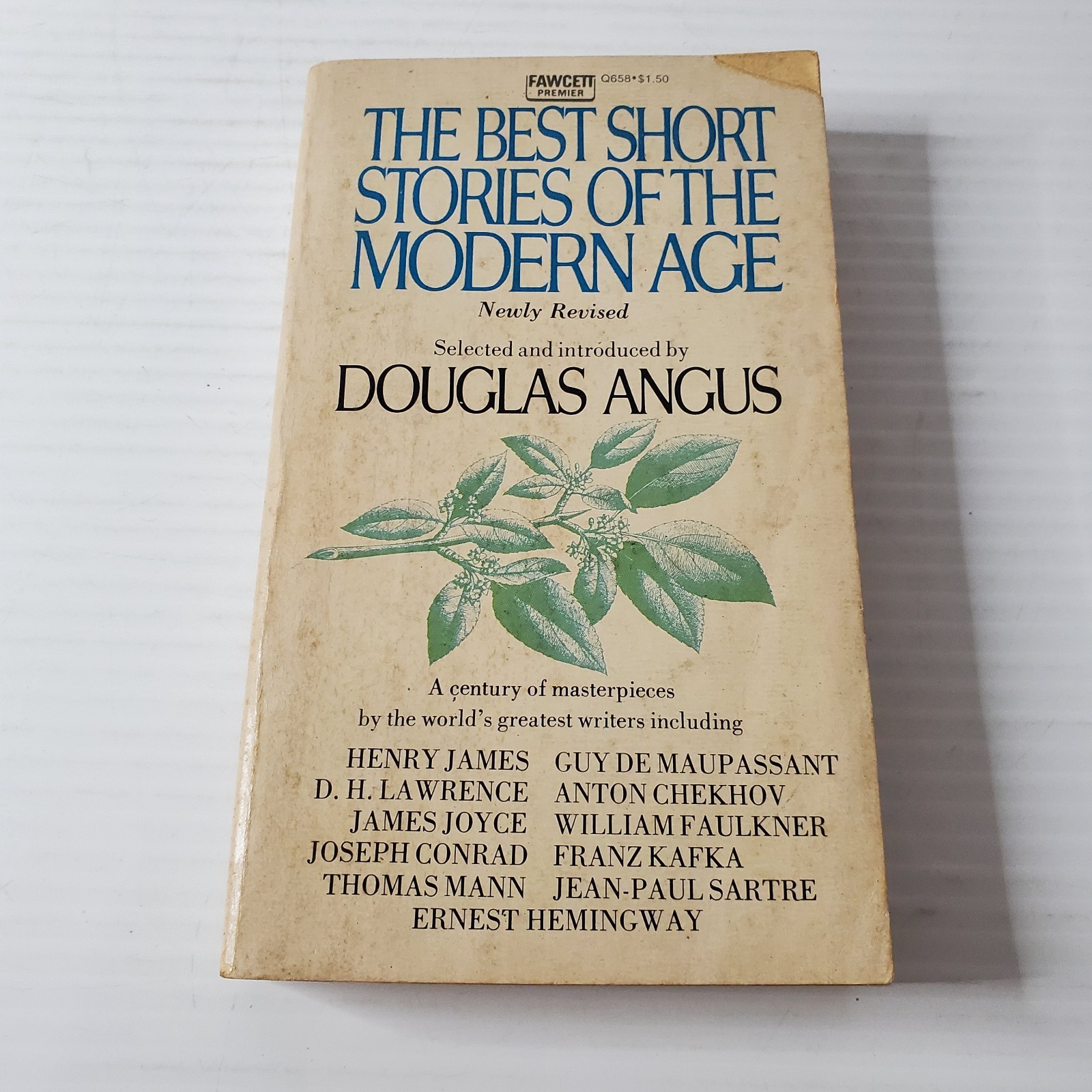 The Best Short Stories Of The Modern Age Douglas Angus 1974 Vintage Paperback 