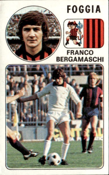 Figurina Calciatori Panini 1976/77 # 76 Franco Bergamaschi Foggia