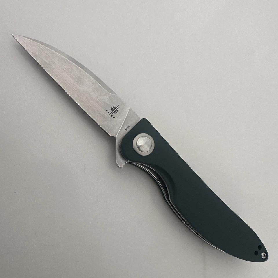 Cuchillo plegable Kizer Cutlery Swaggs Sway Back Liner Lock V3566N5 Foto 3 de 4