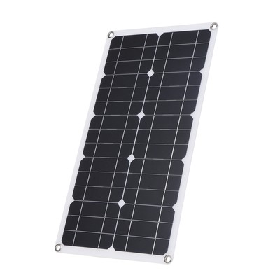 50W D C 9V/18V Flexible Solar Panel with 30A L-ED Display Controller Kit R1Y7