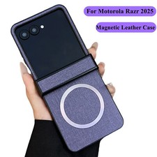 For Motorola Razr 2025/Ultra 2025 Hinge Protection Magnetic Case w/ Screen Film