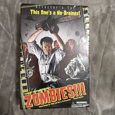 Twilight Creations Zombies!!! Director's Cut 2nd Edition Game TLC 2010 VGC