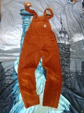 Carhartt wip Womens carrot Bibs Overalls pants trousers bips Size XS